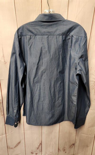 Beverly Hills Polo Club Men's Size M Blue Shirt