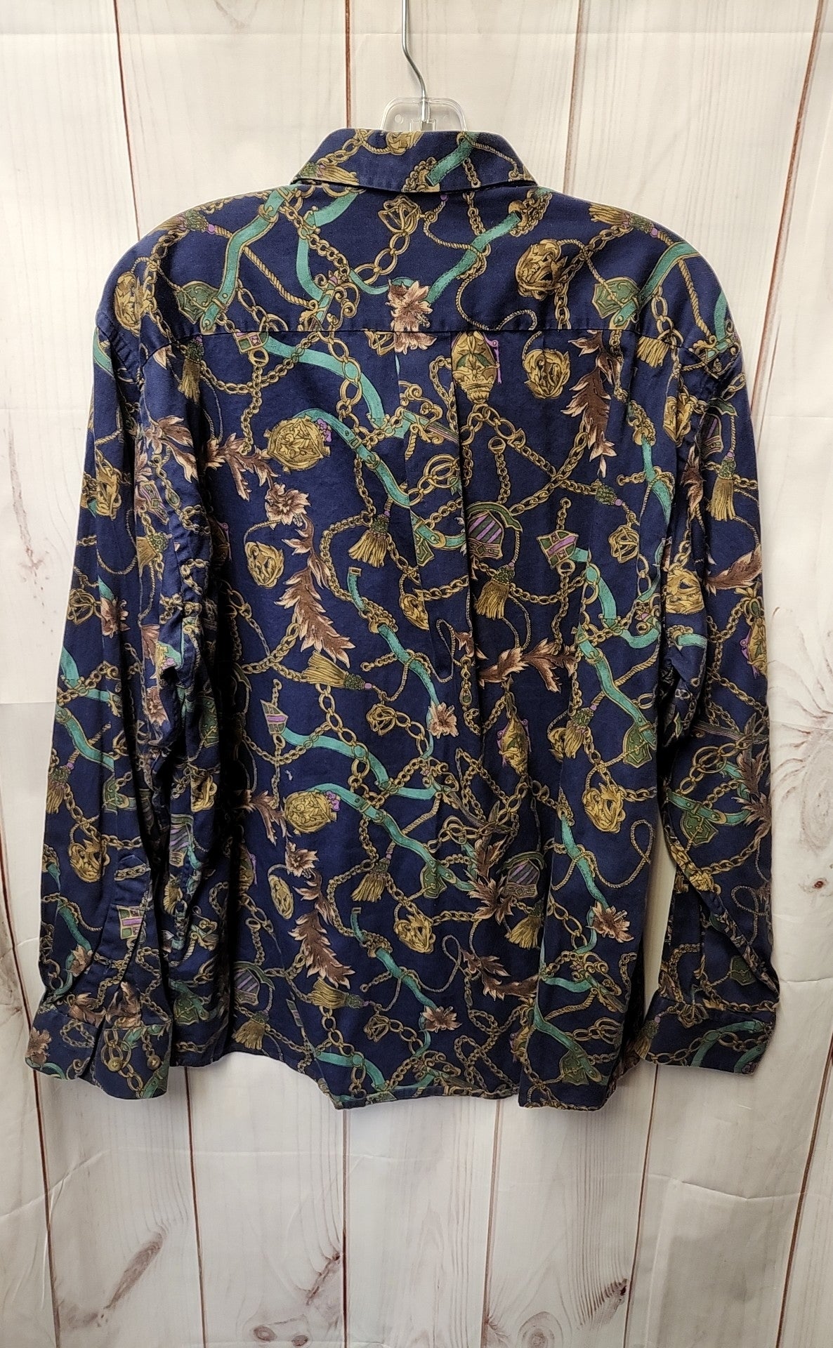 Arturo Calle Men's Size XL Navy Shirt