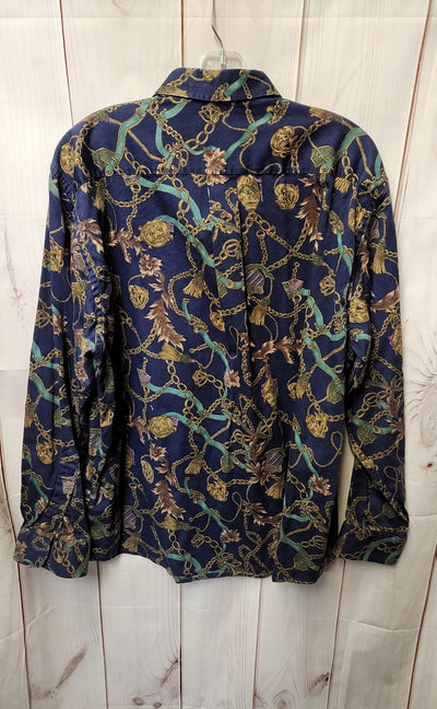 Arturo Calle Men's Size XL Navy Shirt