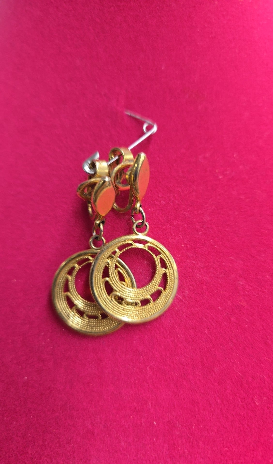 Trifari Gold Clip-on Earrings