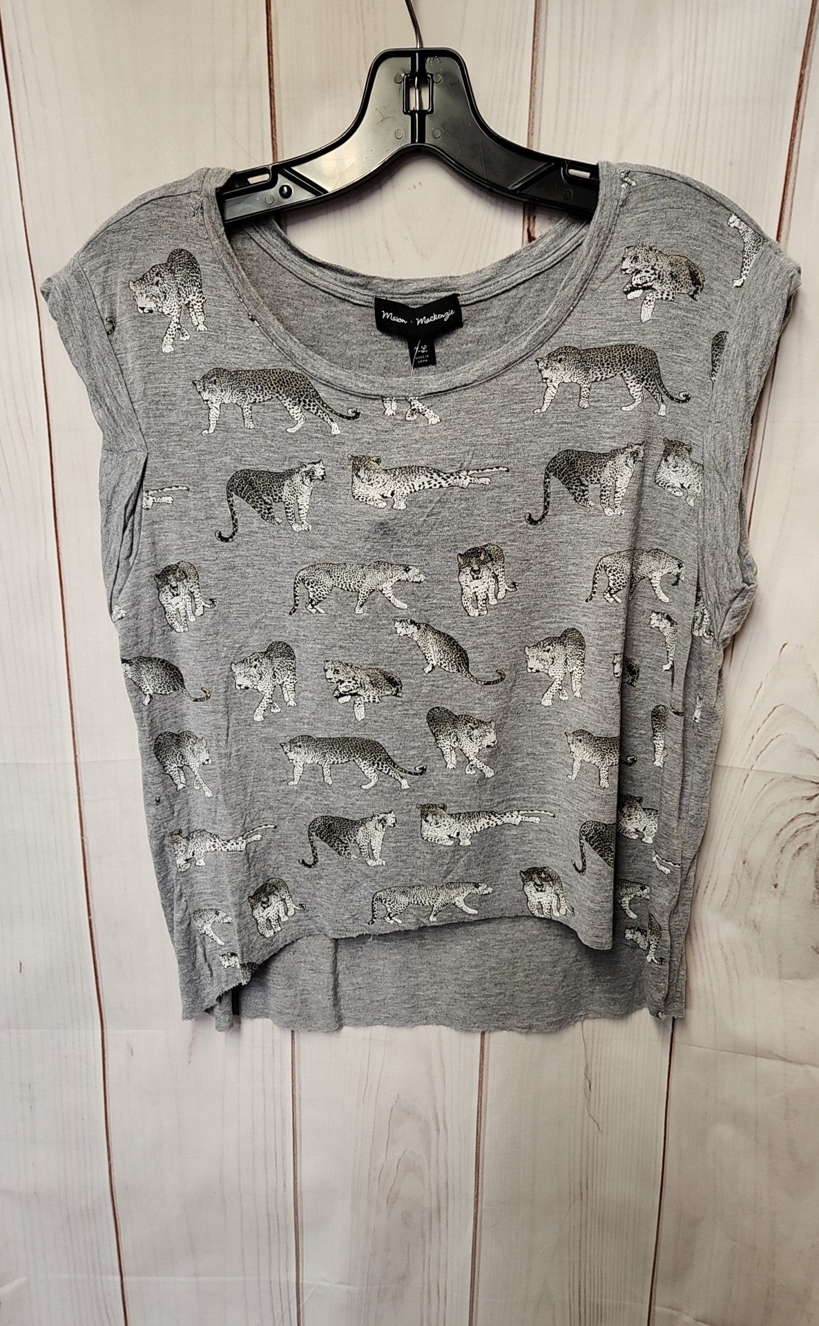Mason & Mackenzie Women's Size XL Gray Sleeveless Top