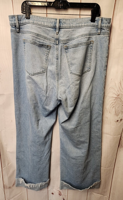 Loft Women's Size 32 (13-14) Blue Jeans The Wide Leg