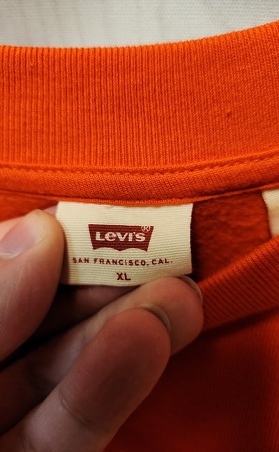 Levis Women's Size XL Orange Sweatshirt