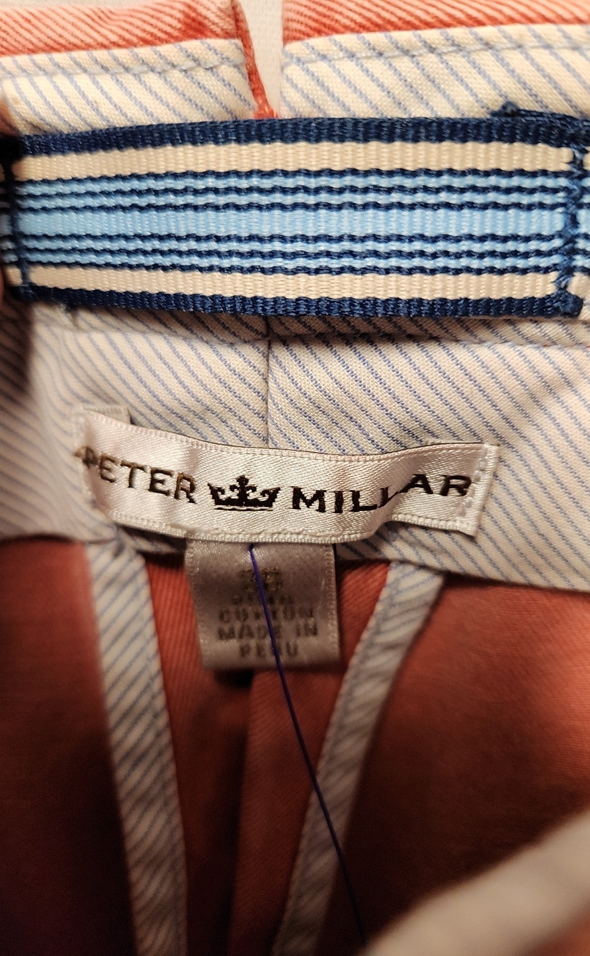 Peter MIllar Men's Size 36 Red Pants