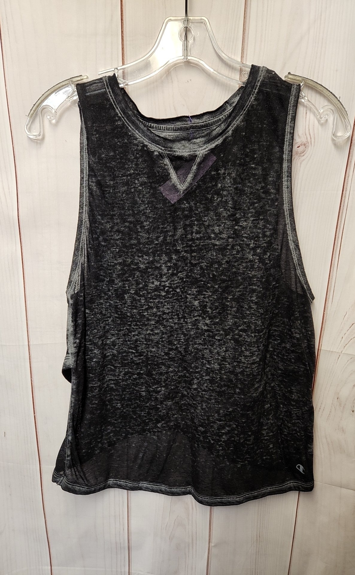 Champion Women's Size M Black Sleeveless Top