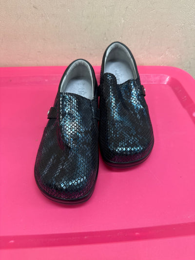 Alegria Women's Size 39 = 8-1/2 Black Clogs