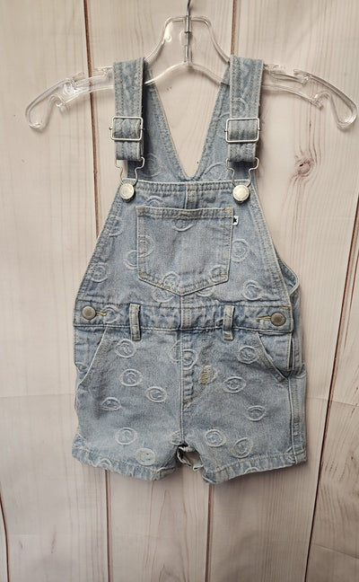 Molo Girl's Size 2/3 Blue Overalls