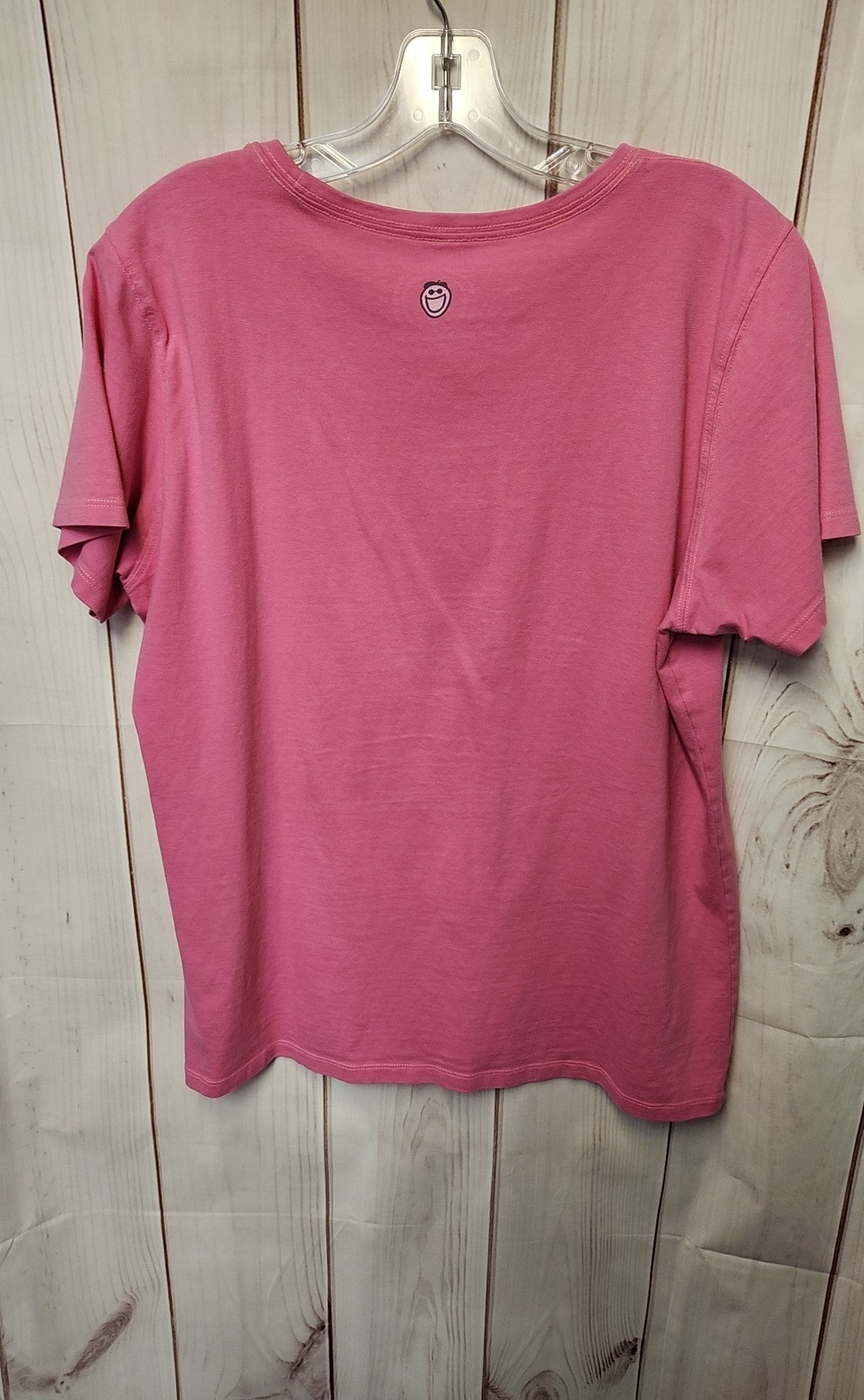 Life Is Good Women's Size L Pink Short Sleeve Top