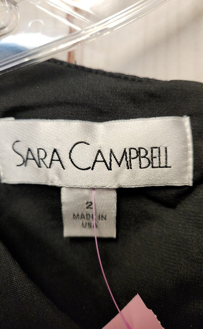 Sara Campbell Women's Size 2 Black Dress