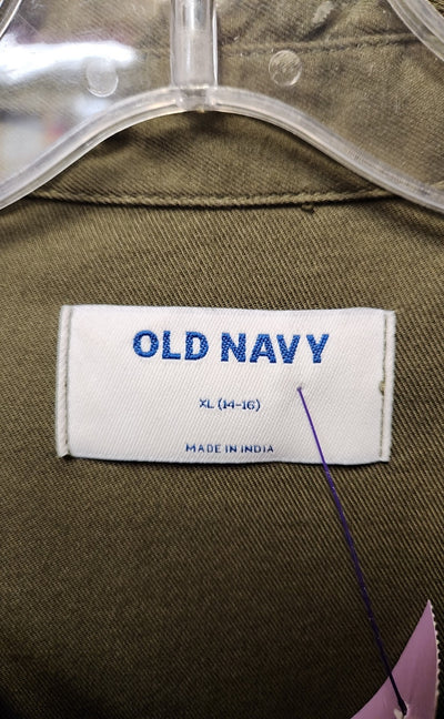 Old Navy Girl's Size 14/16 Olive Green Dress