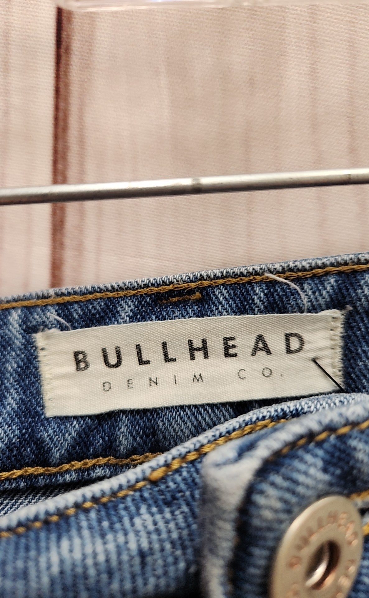 Bullhead Women's Size 7 Mom Short Blue Shorts