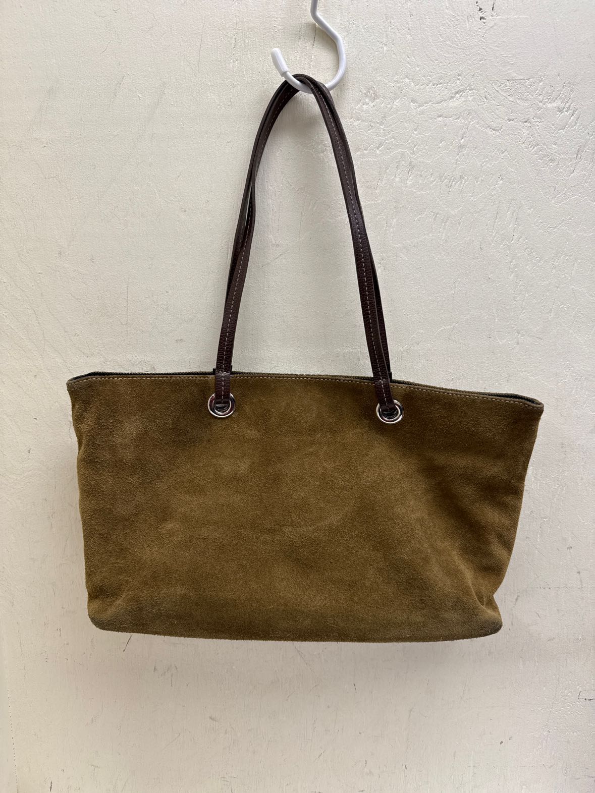 Green Suede Purse Bag