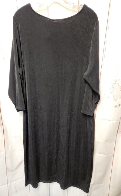 Chico's Travelers Women's Size 4 = US 20/22 Black Dress