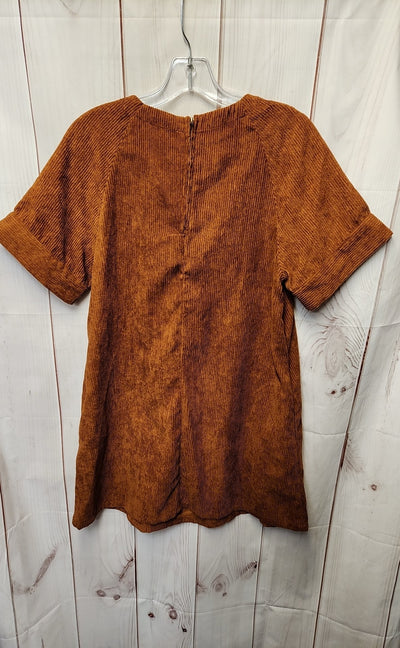 Loveriche Women's Size S Brown Corduroy Dress