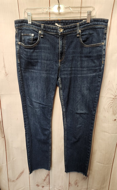Rag & Bone Women's Size 32 (13-14) Blue Jeans Dre Low Rise Slim Boyfriend