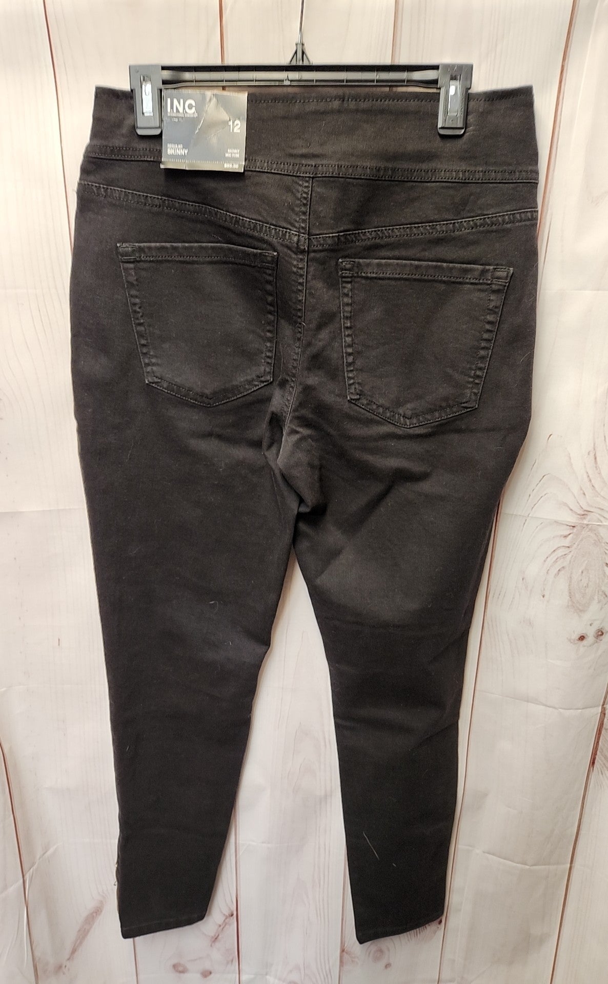 NWT INC Women's Size 12 Black Pants Skinny
