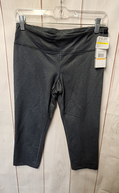 NWT Under Armour Women's Size S Gray Active Capris