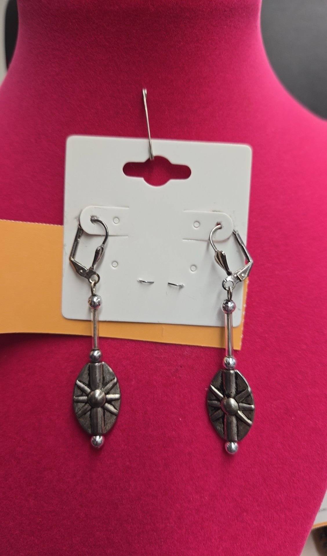 Silver Drop Earrings