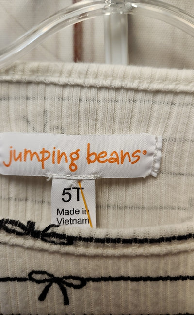 Jumping Beans Girl's Size 5 White & Black Outfit