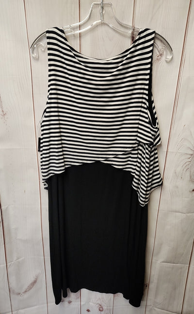 Style & Co Women's Size 1X Black Dress