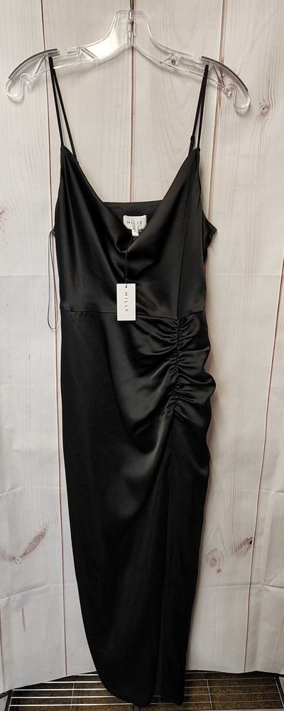 NWT Milly Women's Size 6 Black Dress