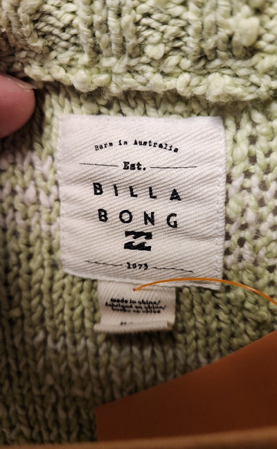 Billabong Women's Size M Green Sweater