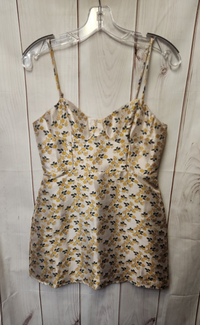 Storia Women's Size S Beige Floral Dress