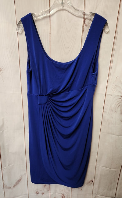 Connected Women's Size 14 Blue Dress