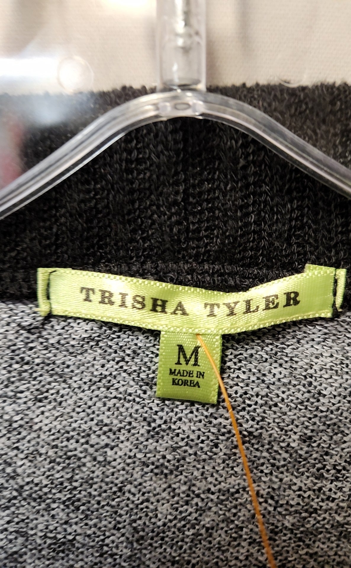 Trisha Tyler Women's Size M Black & Purple Cardigan