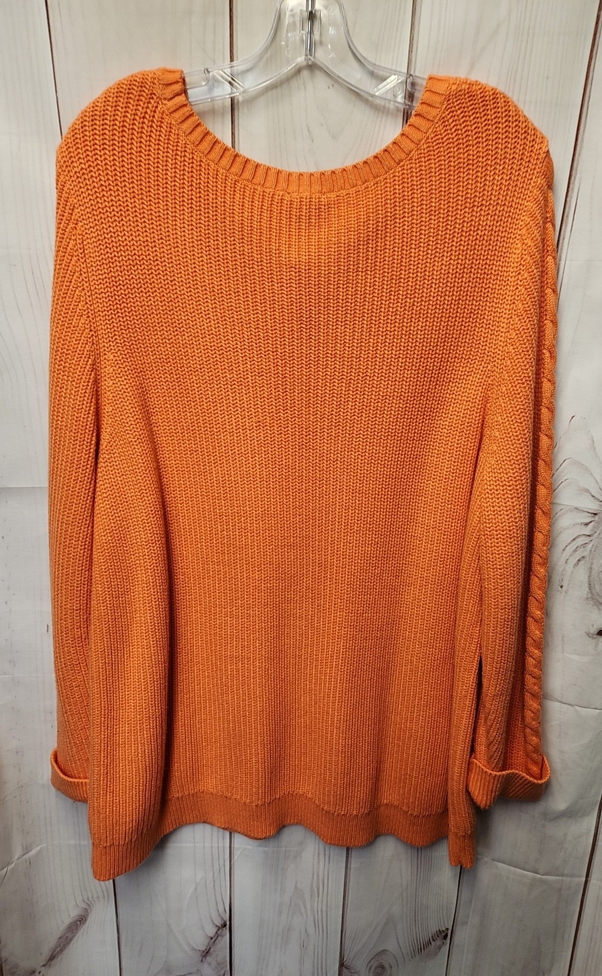Talbots Women's Size 2X Orange Sweater