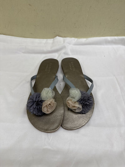 Talbots Women's Size 8 Silver Sandals