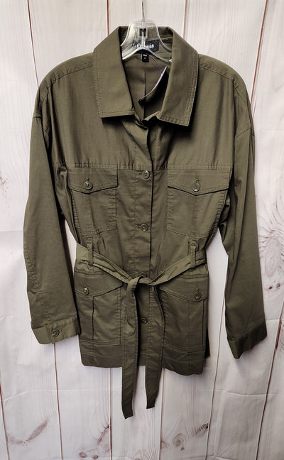 Express Women's Size M Olive Green Coat