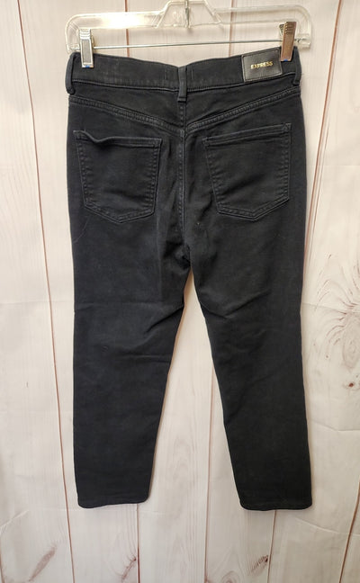 Express Women's Size 25 (0) Petite Black Jeans High Rise Slim