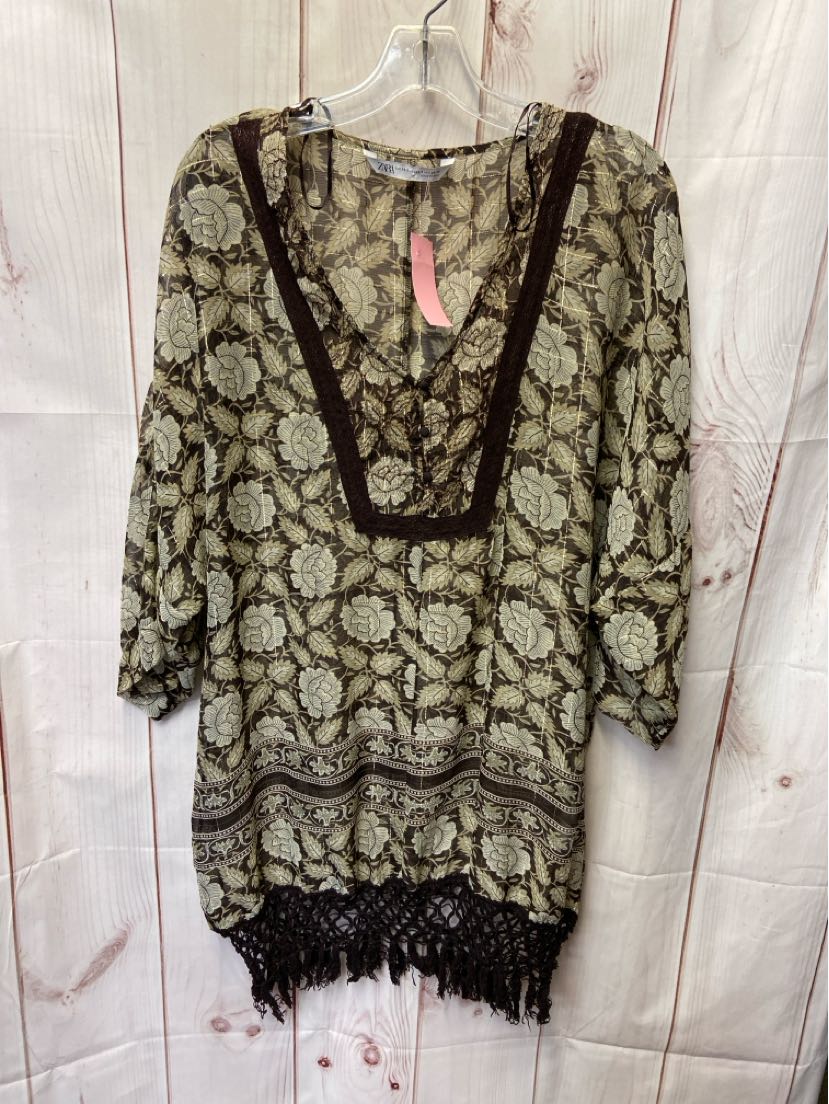 Zara Women's Size XS Tan Cover-Up