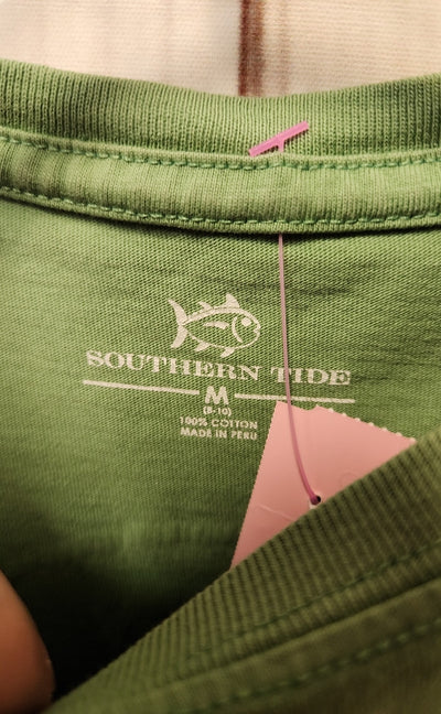 Southern Tide Boy's Size 8/10 Green Shirt