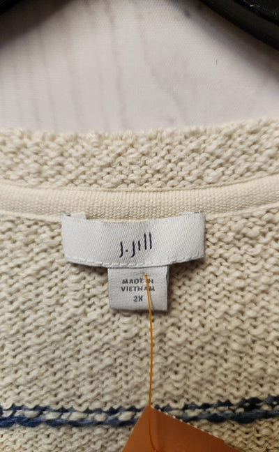 J Jill Women's Size 2X Beige Sweater