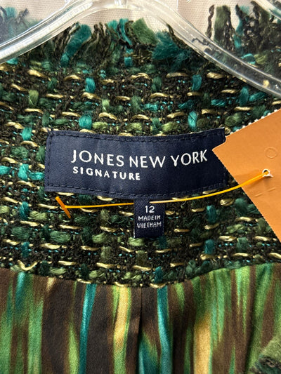 Jones New York Women's Size 12 Green Jacket