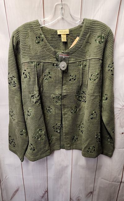 Youtopia Women's Size S Green Cardigan