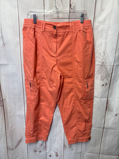 Chico's Women's Size 1.5 = US 10 Peach Pants Crop