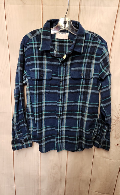 Old Navy Boy's Size 10/12 Blue Shirt