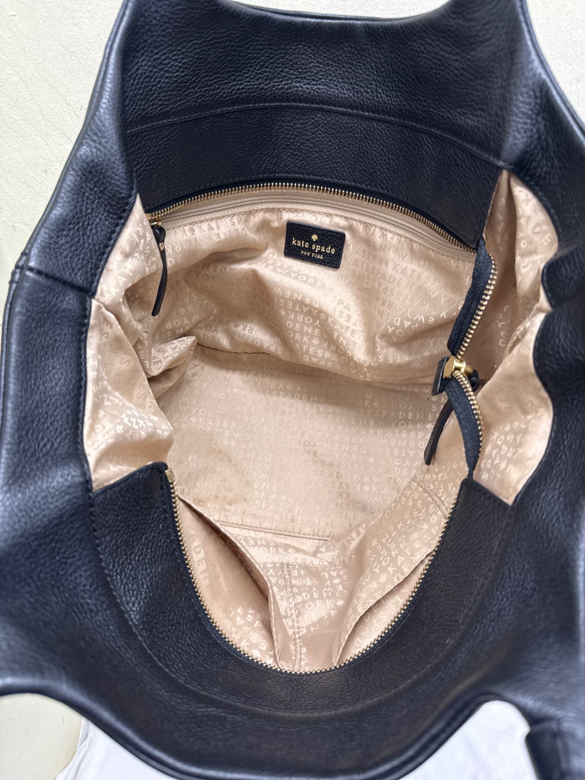 Kate Spade Black Leather Purse Bag