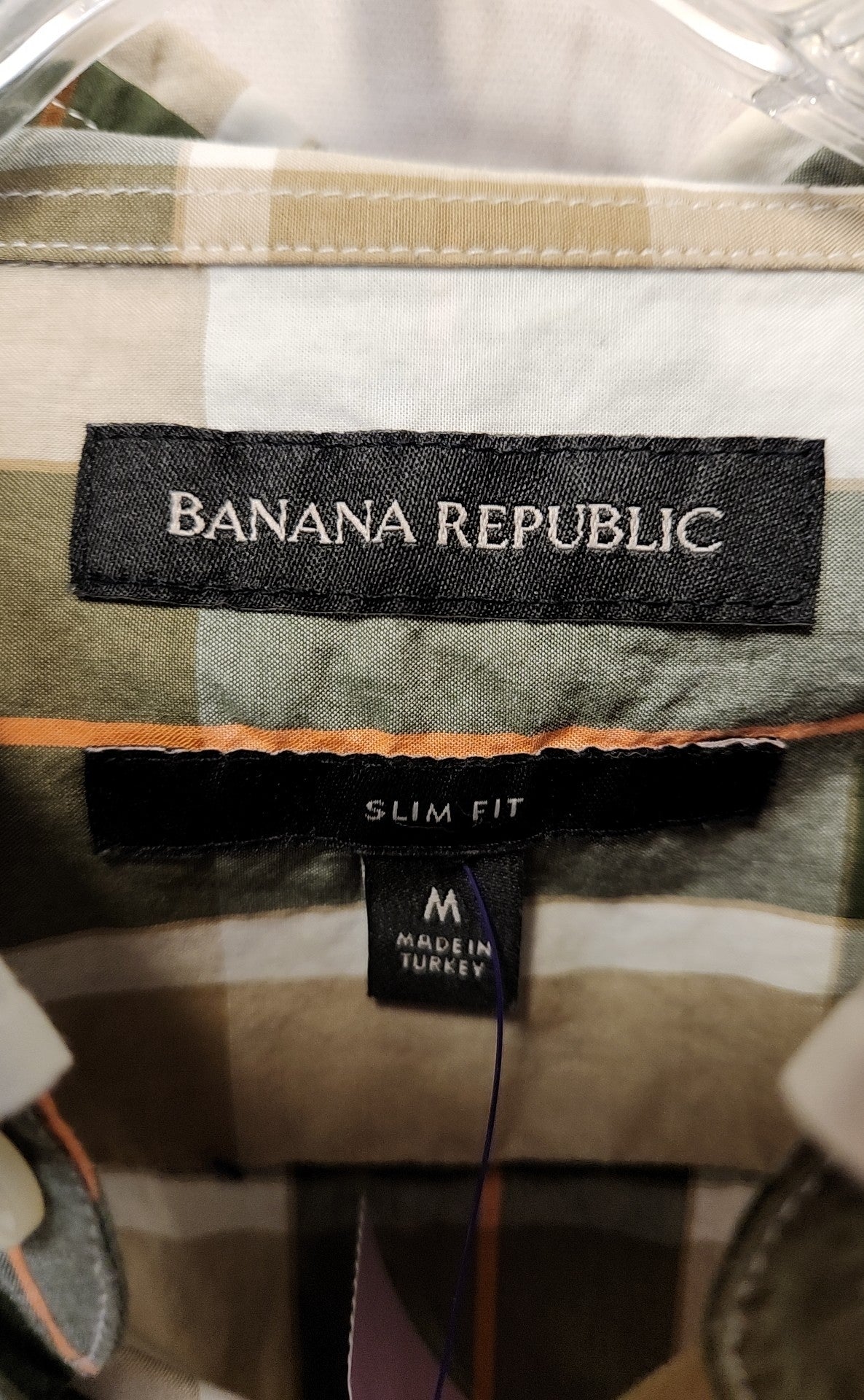 Banana Republic Men's Size M Green Shirt