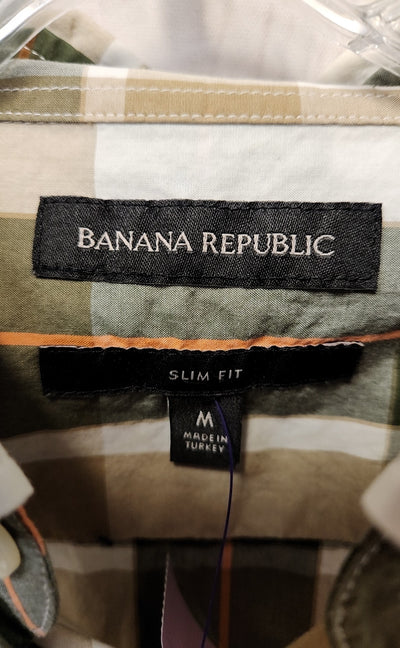 Banana Republic Men's Size M Green Shirt