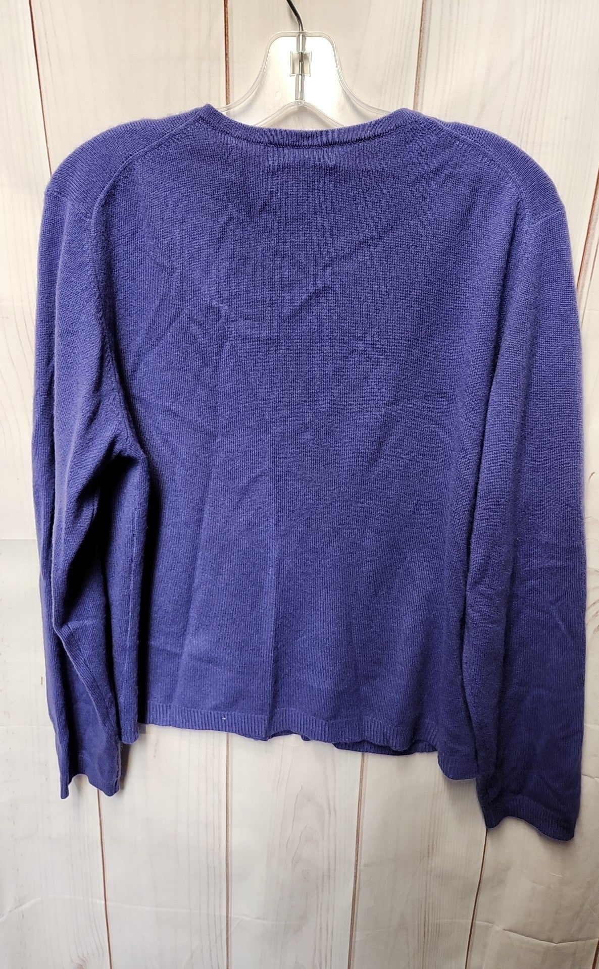 Lord & Taylor Women's Size XL Purple Cashmere Cardigan