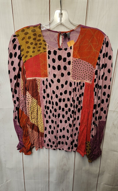 Blank Women's Size M Pink Long Sleeve Top