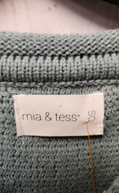 Mia & Tess Women's Size One Size Teal Poncho