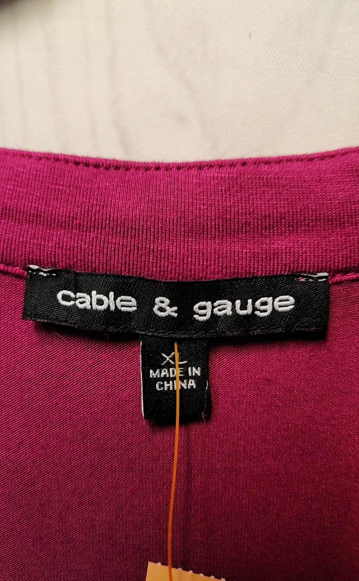 Cable & Gauge Women's Size XL Pink Sleeveless Top