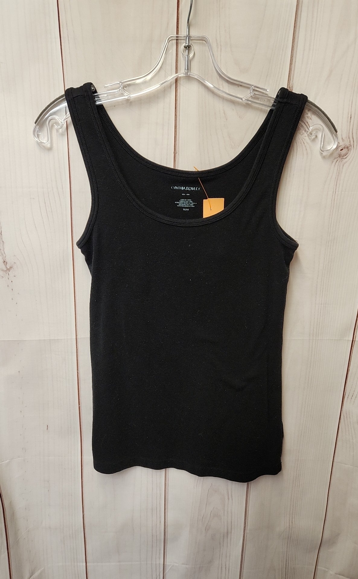 Cynthia Rowley Women's Size M Black Sleeveless Top