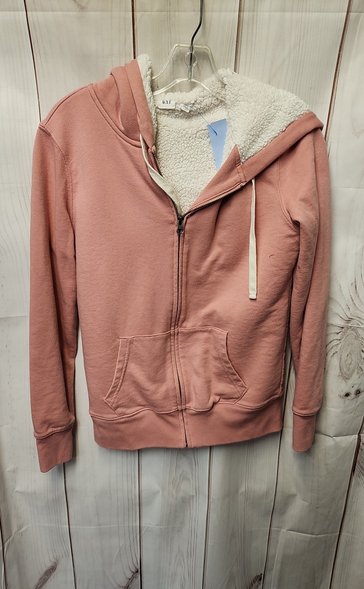 Gap Women's Size XS Pink Full Zip Hooded Sweatshirt