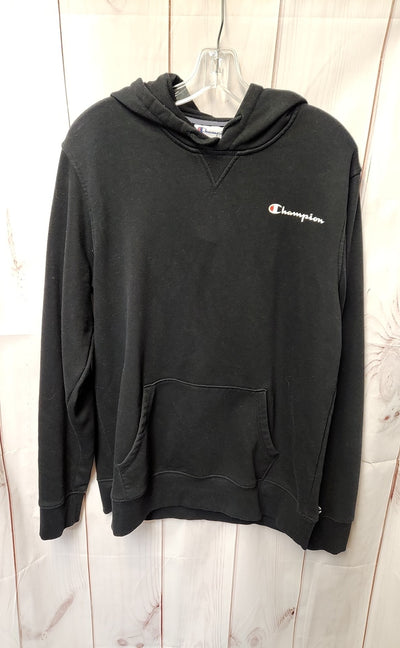 Champion Men's Size M Black Sweatshirt Hoodie Hooded